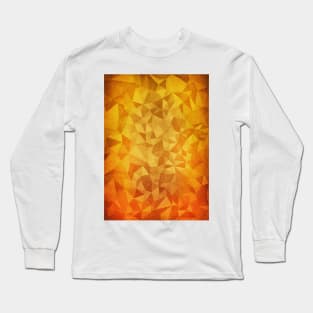 Orange Blend Cubism Long Sleeve T-Shirt